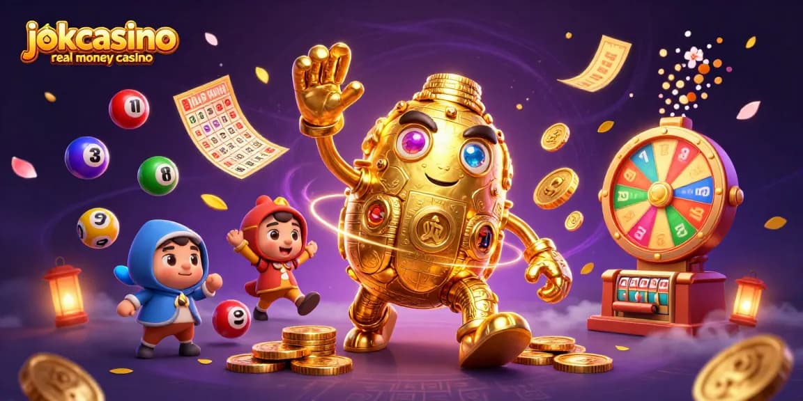 Experience thrilling gameplay at jokacasino real money casino with dynamic lottery elements and treasures.