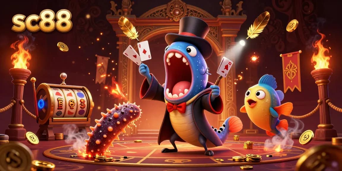 Engage in thrilling sc88 casino fun with a magical underwater adventure featuring vibrant sea creatures.