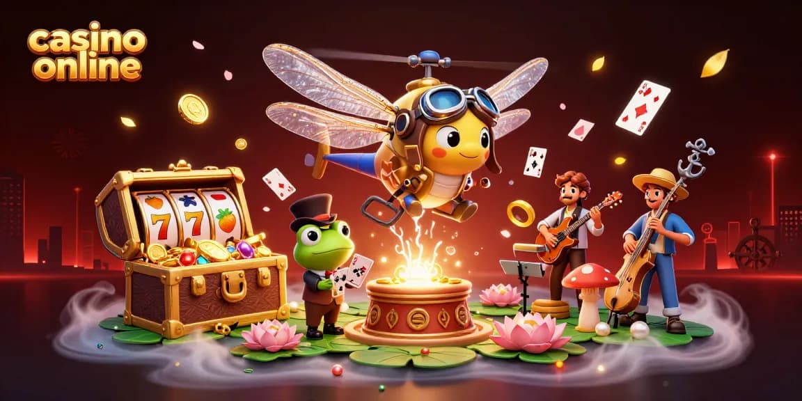 Engage with exciting casino online experiences featuring vibrant 3D characters and dynamic game elements.