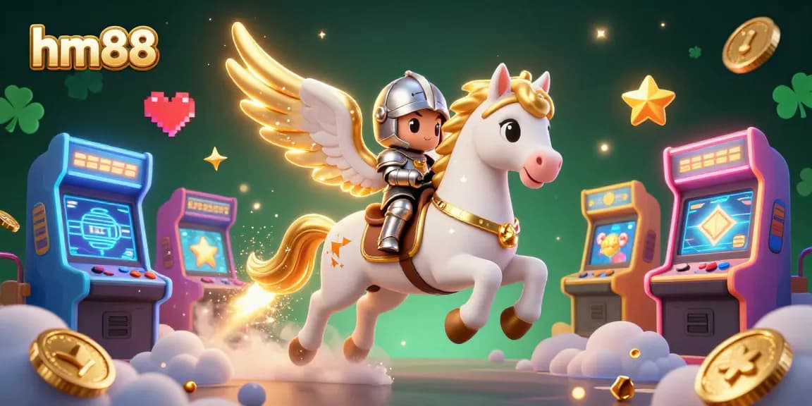 Engage in thrilling gambling adventures at hm88 with a vibrant 3D casino scene featuring dynamic characters and games.