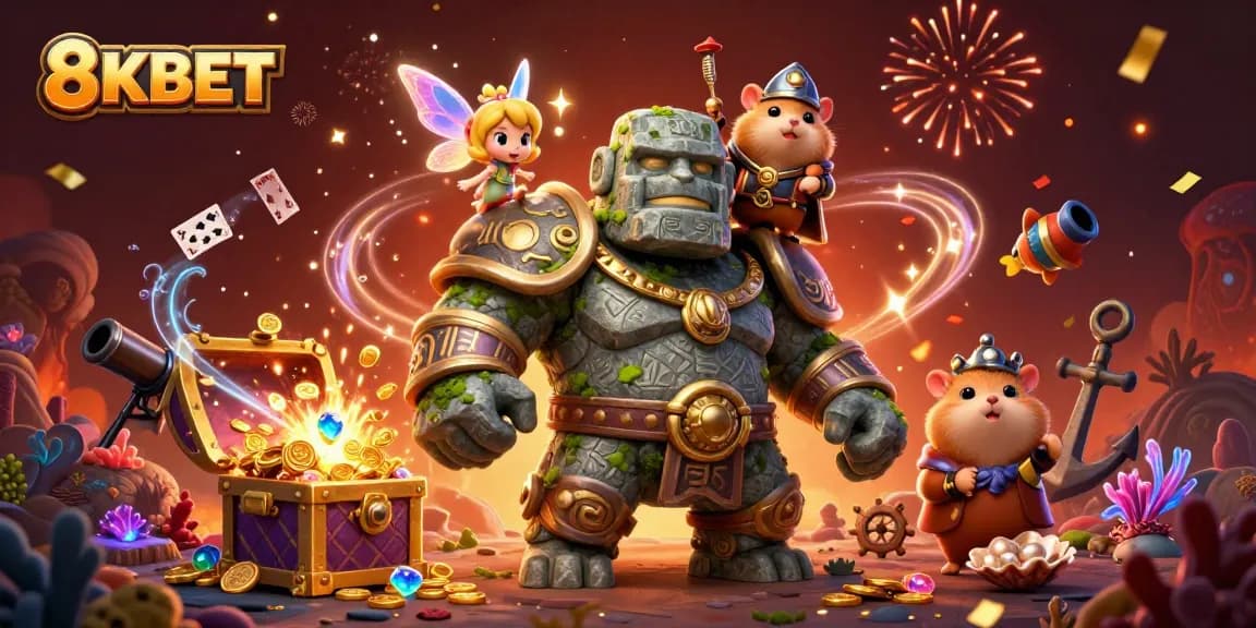 Experience thrilling gameplay at 8KBET with magical guardians and festive treasures