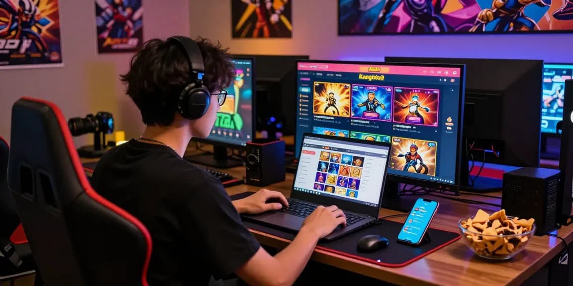 Pengguna kangtoto2 bermain slot online dengan suasana gaming yang seru dan modern.