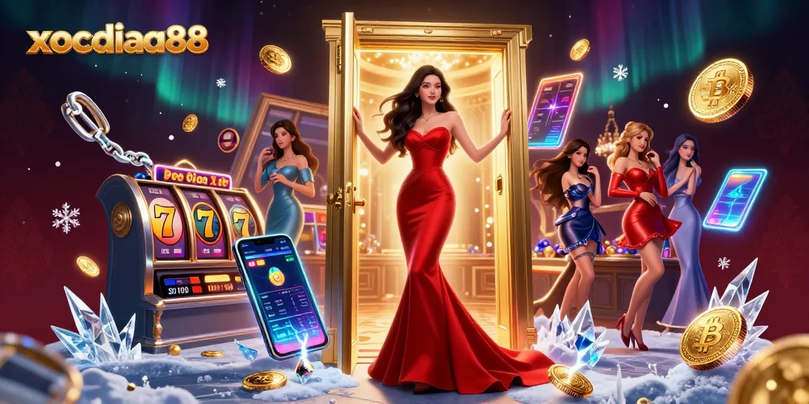 Xocdiaa88 offers thrilling online betting experiences with a stunning Asian belle at a luxurious casino.