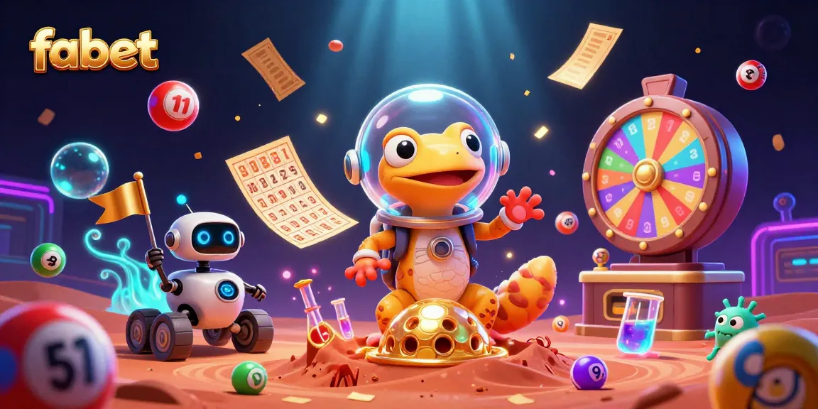Experience thrilling wins with fabet as a Martian gecko discovers a golden casino adventure.