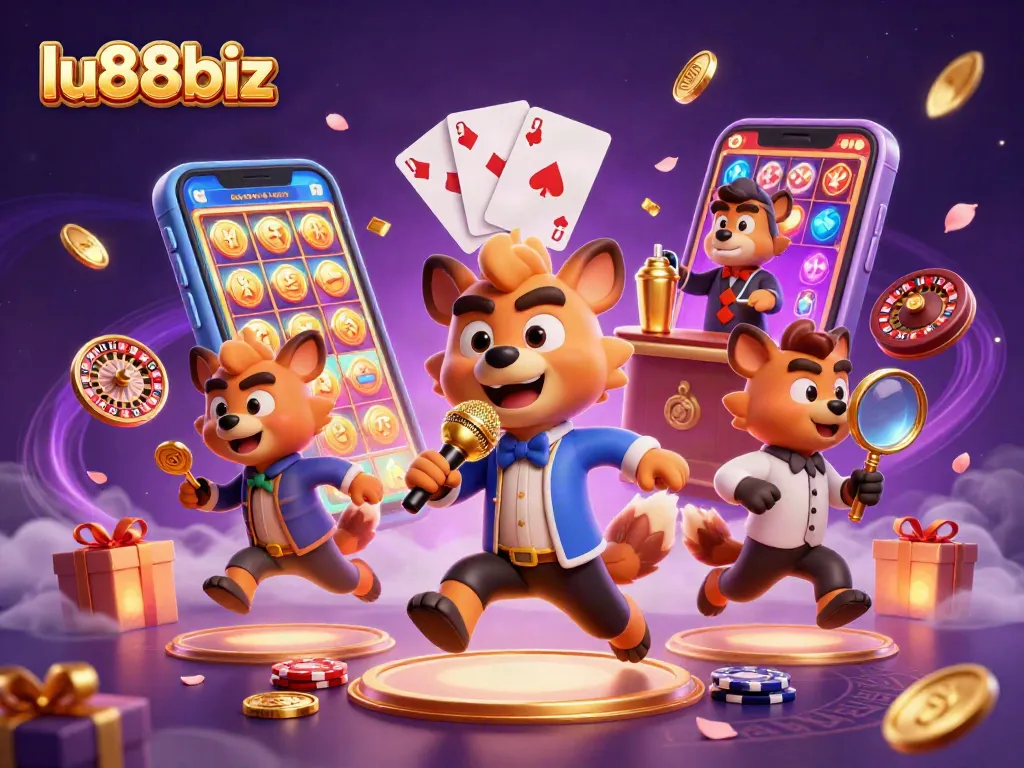 Join the excitement at lu88biz with hyenas running a comedy casino club featuring vibrant games.