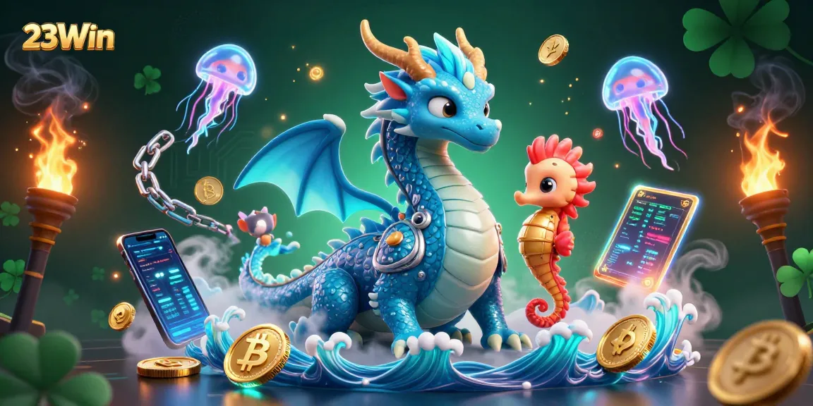 Experience the thrilling world of 23Win as players engage with exciting crypto games and vibrant characters.