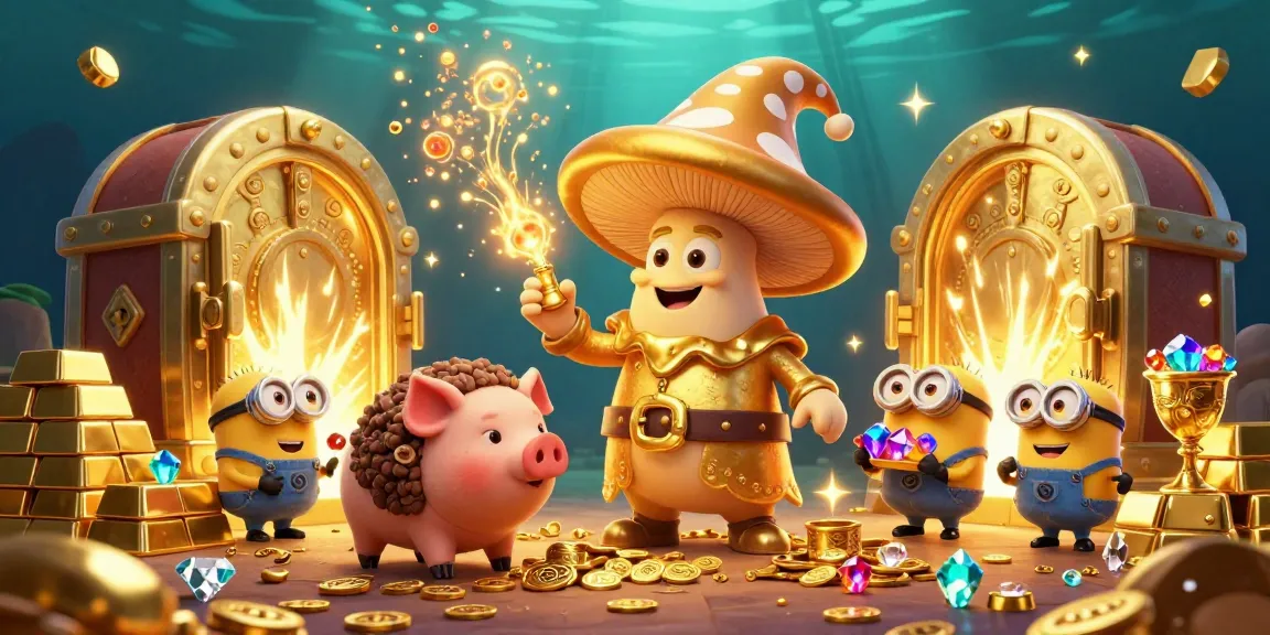 Engage in fantastic treasures at Au88 with dynamic golden magic, a truffle pig, and gemstone-laden minions.