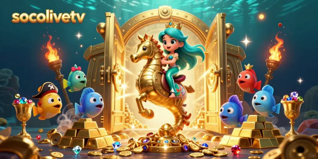 Experience the thrill of gaming with socolivetv in a vibrant underwater casino adventure.