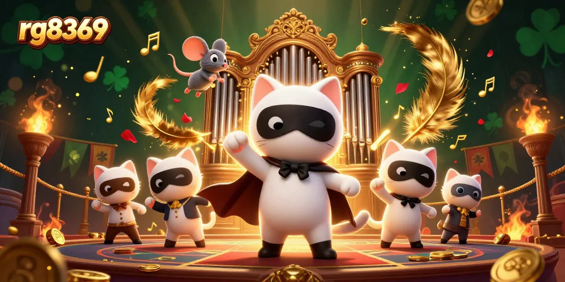 Experience exciting gaming with rg8369 featuring a captivating casino scene with unique characters.