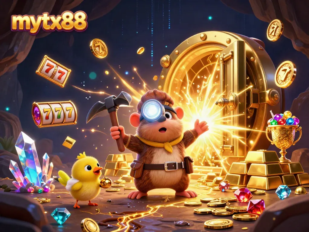 Mytx88 players enjoy thrilling adventures in a vibrant casino world with treasure elements.