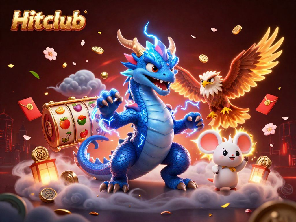 Engage in thrilling gameplay at Hitclub with an electrifying dragon and dynamic game elements