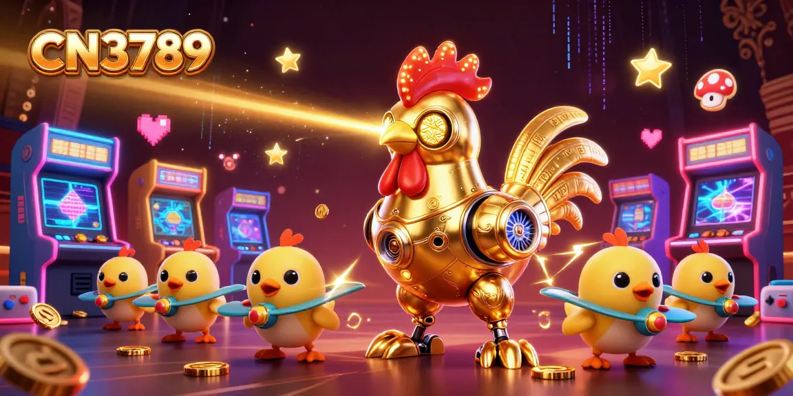 Experience CN3789's thrill with a vibrant 3D casino adventure, featuring futuristic characters and dynamic gaming elements.