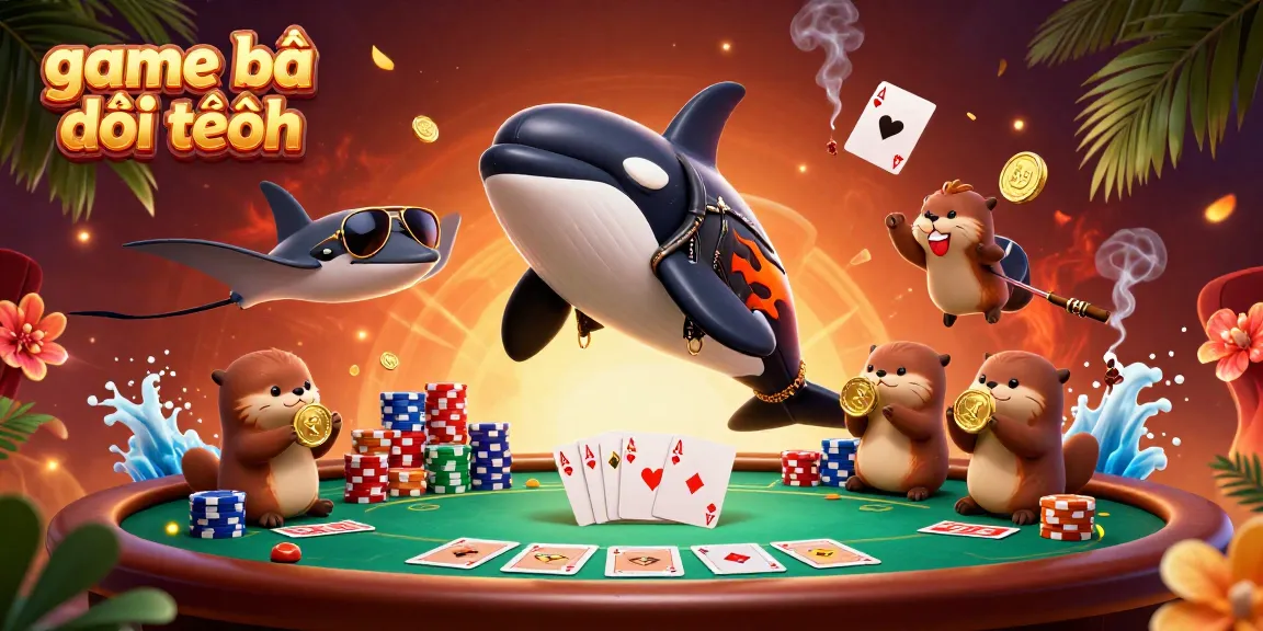 Experience game bài đổi thưởng excitement with vibrant characters and rich gaming elements in this dynamic scene.