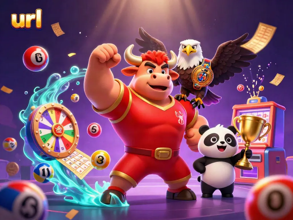 Bet on winning strategies with the lively url characters in this 3D casino scene.