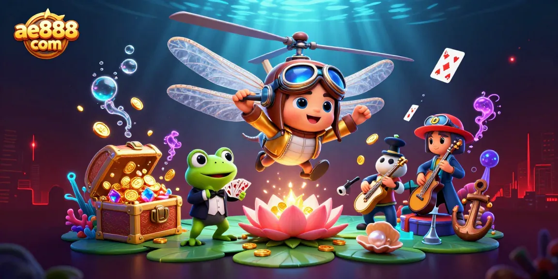 Experience excitement like never before with ae888 com at this vibrant underwater casino scene.