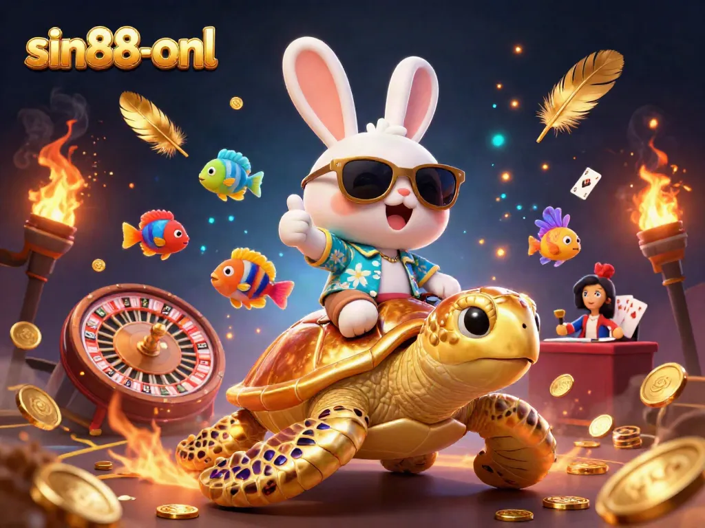Engage with sin88-onl’s exciting casino experience, featuring vibrant gaming elements and interactive characters.