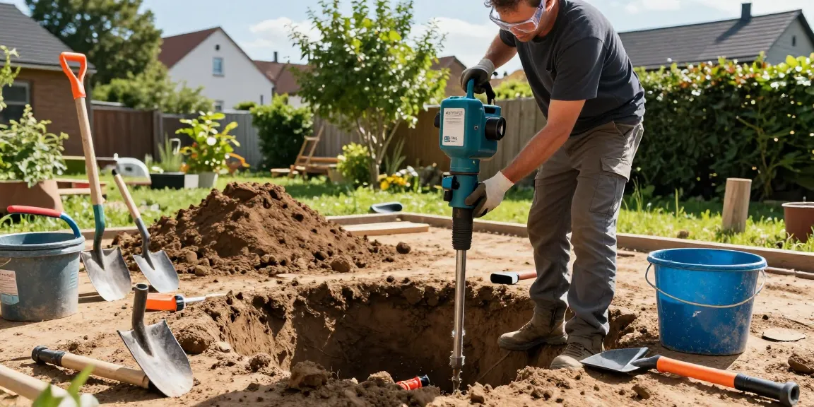 Effiziente Nutzung des Brunnenbohrers bei der Gartenbrunnenbohrung.