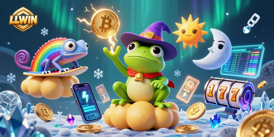 Experience winnings at LLWIN with vibrant 3D characters and dazzling casino elements.