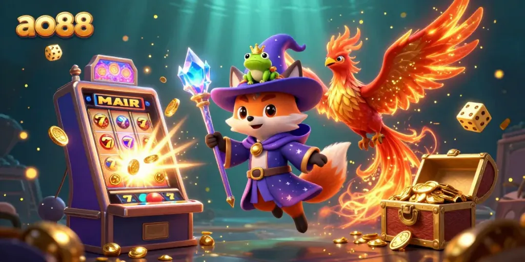 Experience immersive gaming with ao88, featuring captivating wizardry and slot machine excitement.