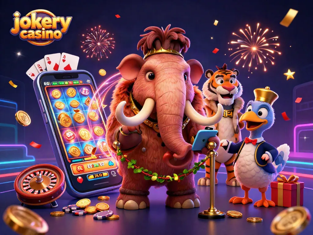 Experience thrilling games and vibrant casinos at jokery casino with playful characters and dynamic action.