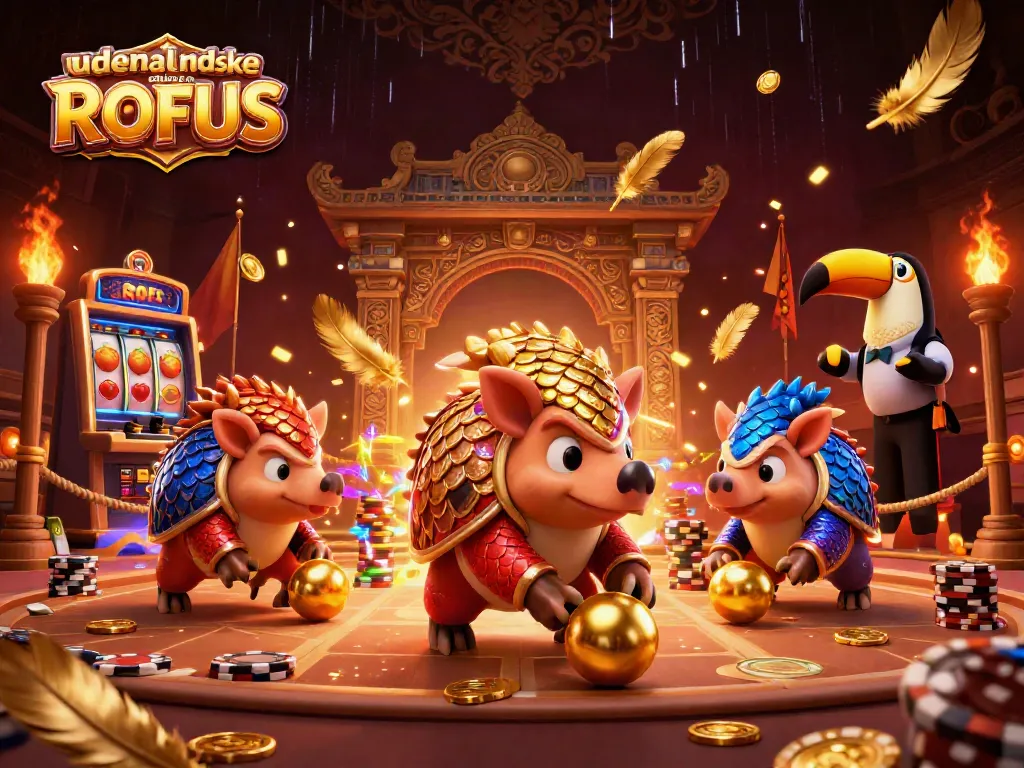 Play at udenlandske casinoer uden ROFUS with vibrant pangolins in a thrilling casino showdown.