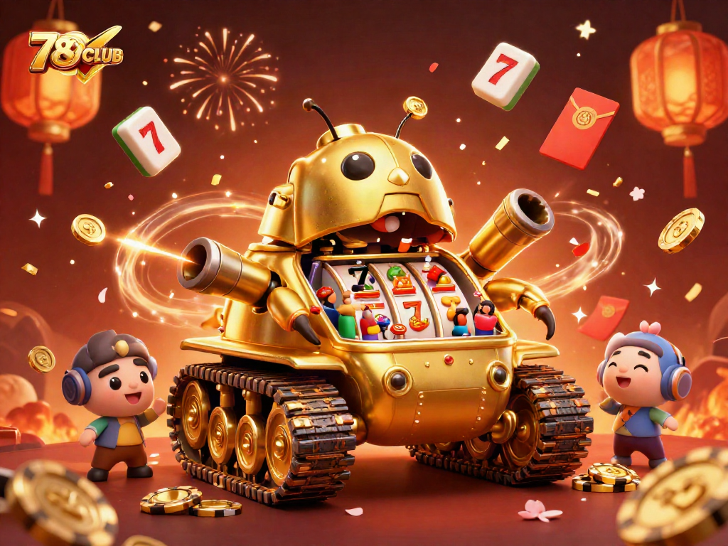 Experience thrilling gameplay at 789CLUB with a colorful casino-themed illustration full of energy.