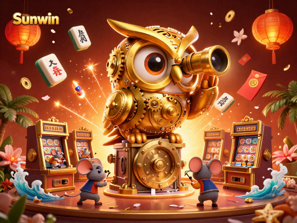 Experience thrilling gameplay at Sunwin with vibrant visuals in this dynamic casino scene.