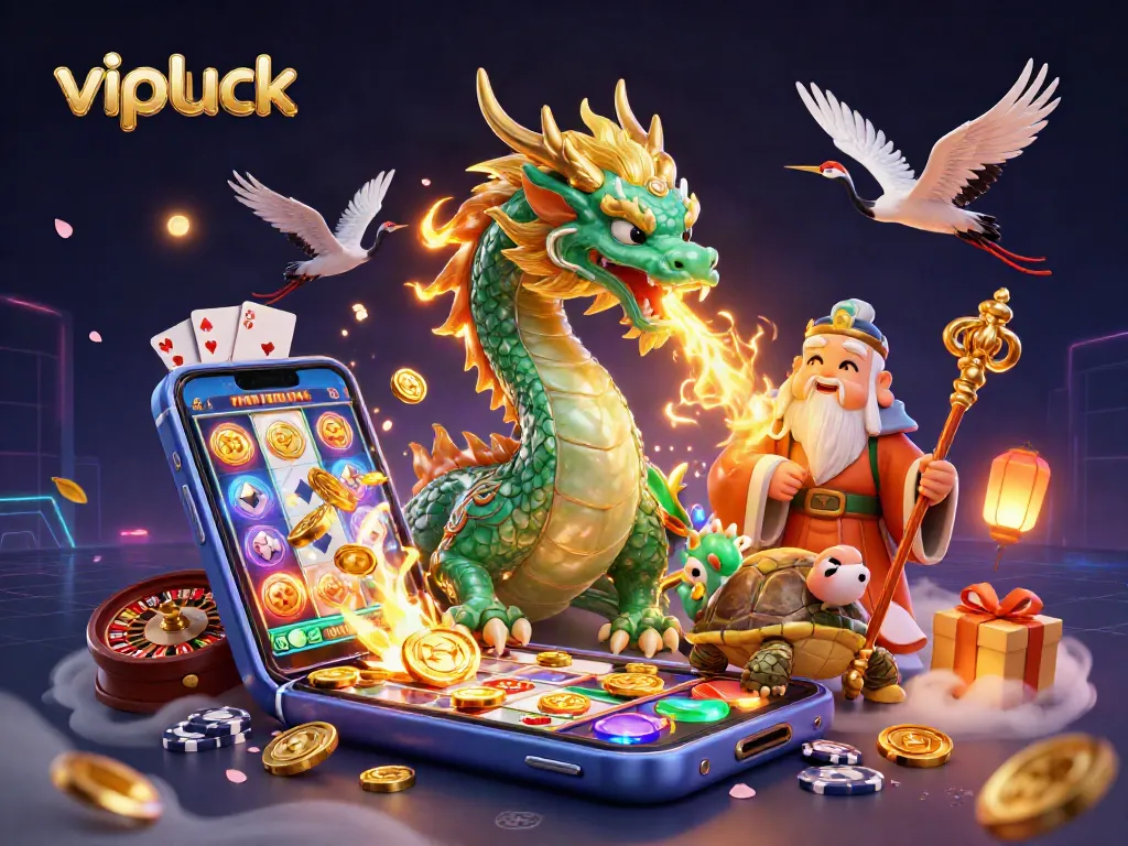 Experience winners at vipluck casino with dynamic gameplay and rich rewards amidst soaring dragons and lucky cranes.