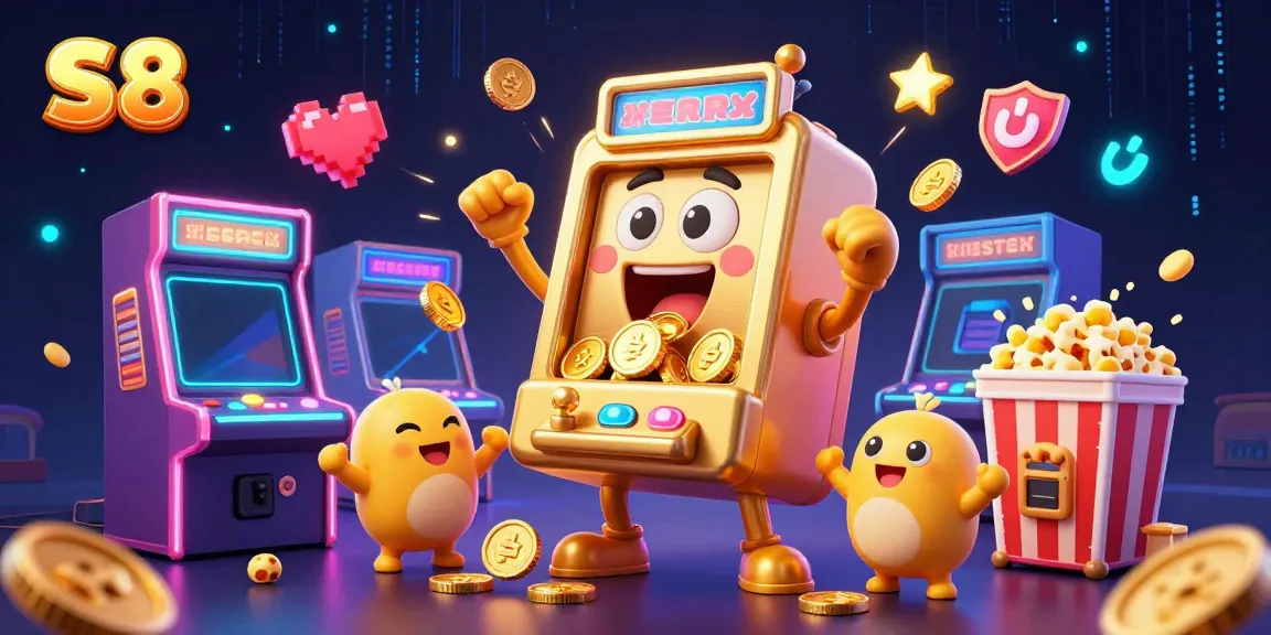 Engage in thrilling jackpots with S8's golden slot machines and gaming elements overflowing with excitement.