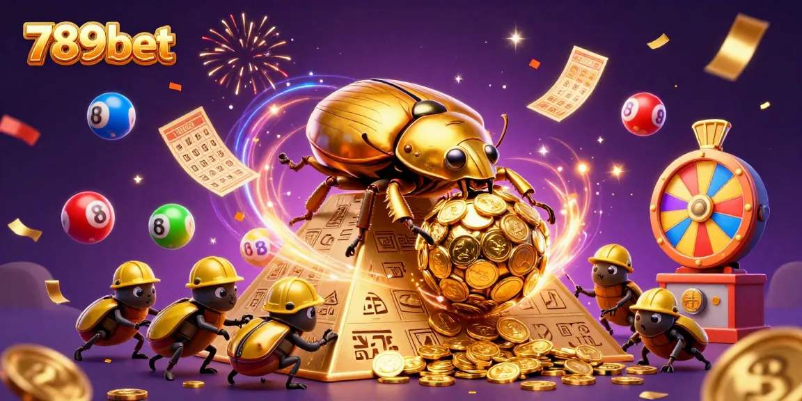 Engage with exciting lottery gameplay at 789bet featuring a vibrant 3D cartoon scene.