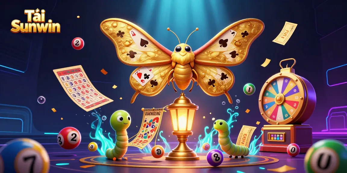 Tải Sunwin and win exciting promotions with colorful bouncing lottery balls and a spinning prize wheel.